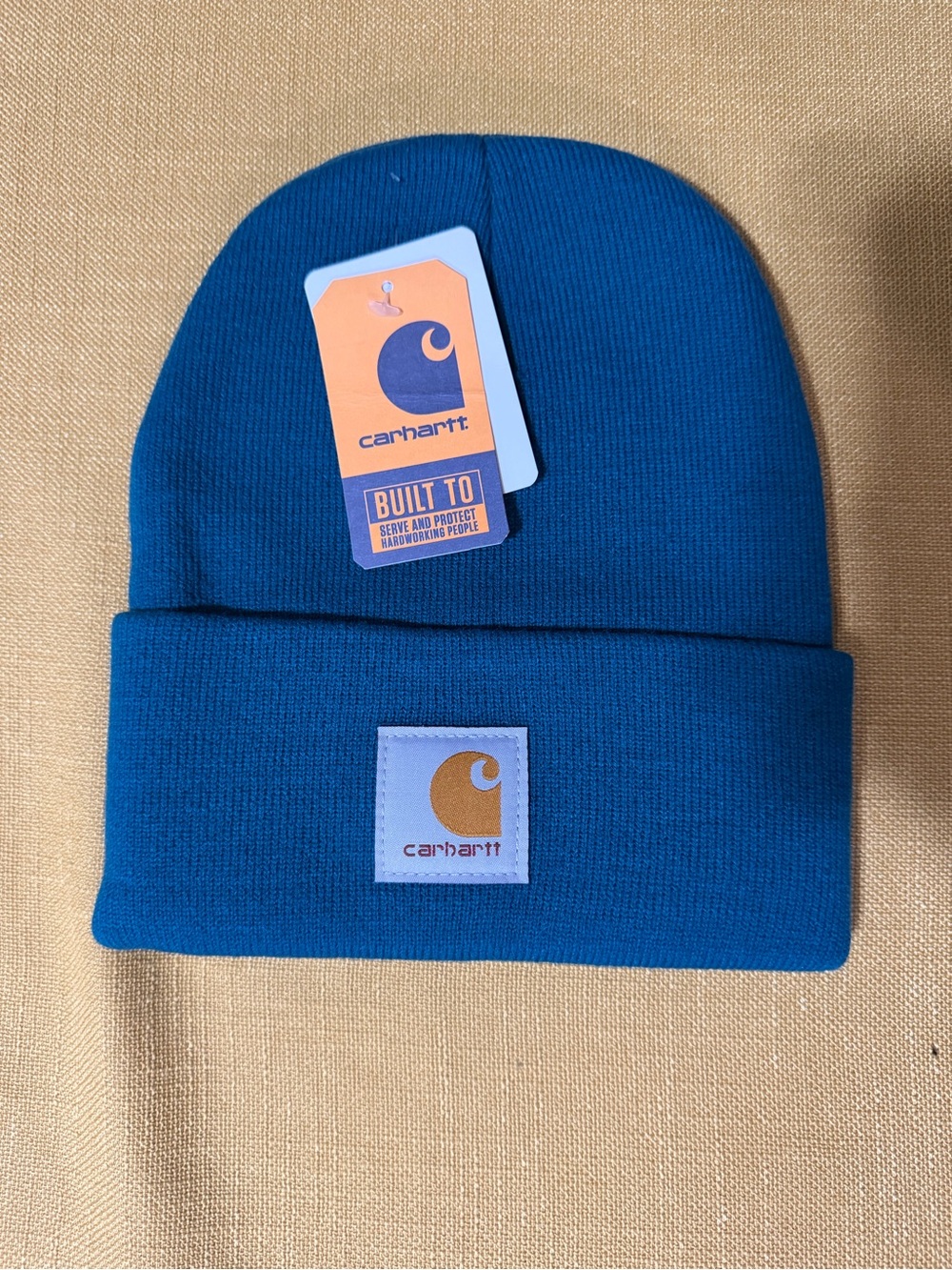 Carhartt unisex Blue Knit Beanie